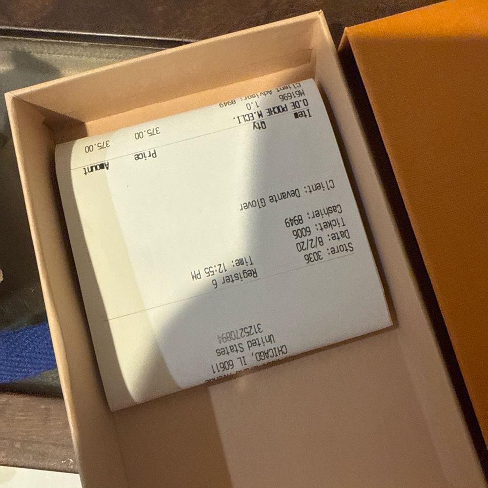 Louis Vuitton Monogram Black Card Holder - Picture 6 of 6